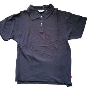 NWT Levi Mens Polo Shirt Black Size L